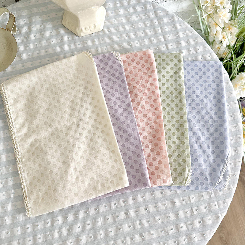 Turbante de verano pastoral turbante de flores de encaje turbante de seda de alta calidad con toallas de seda de triángulo al por mayor