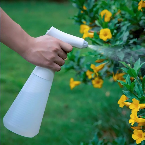 Xiaoda automatic watering can plastic gardening watering can transparent sprayer household watering one-click electric watering can