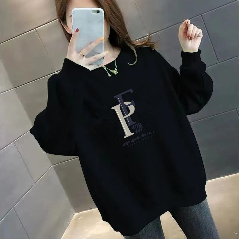 胖MM欧货大码卫衣女宽松2024新款春秋薄款200斤百搭显瘦长袖外套