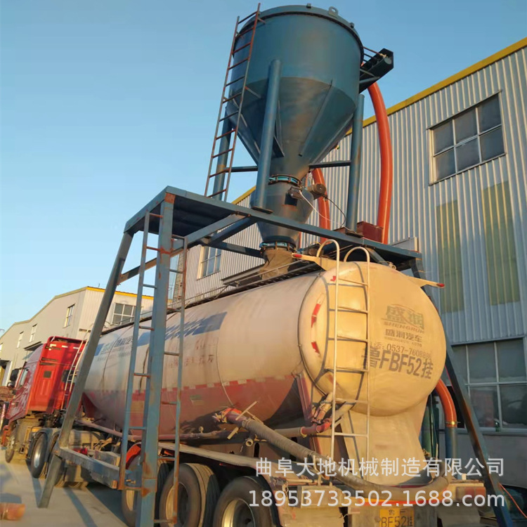 自动除尘气力吸灰机 集装箱中转气力吸灰机 粉煤灰卸车输送机