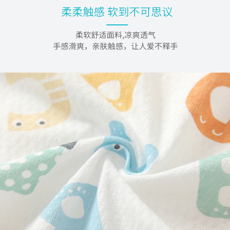 민소매 가방 방귀 의류 여름 가벼운 통기성 삼각형 HA 의류 소년 소녀  면화 뼈없는 등반 세대 세트