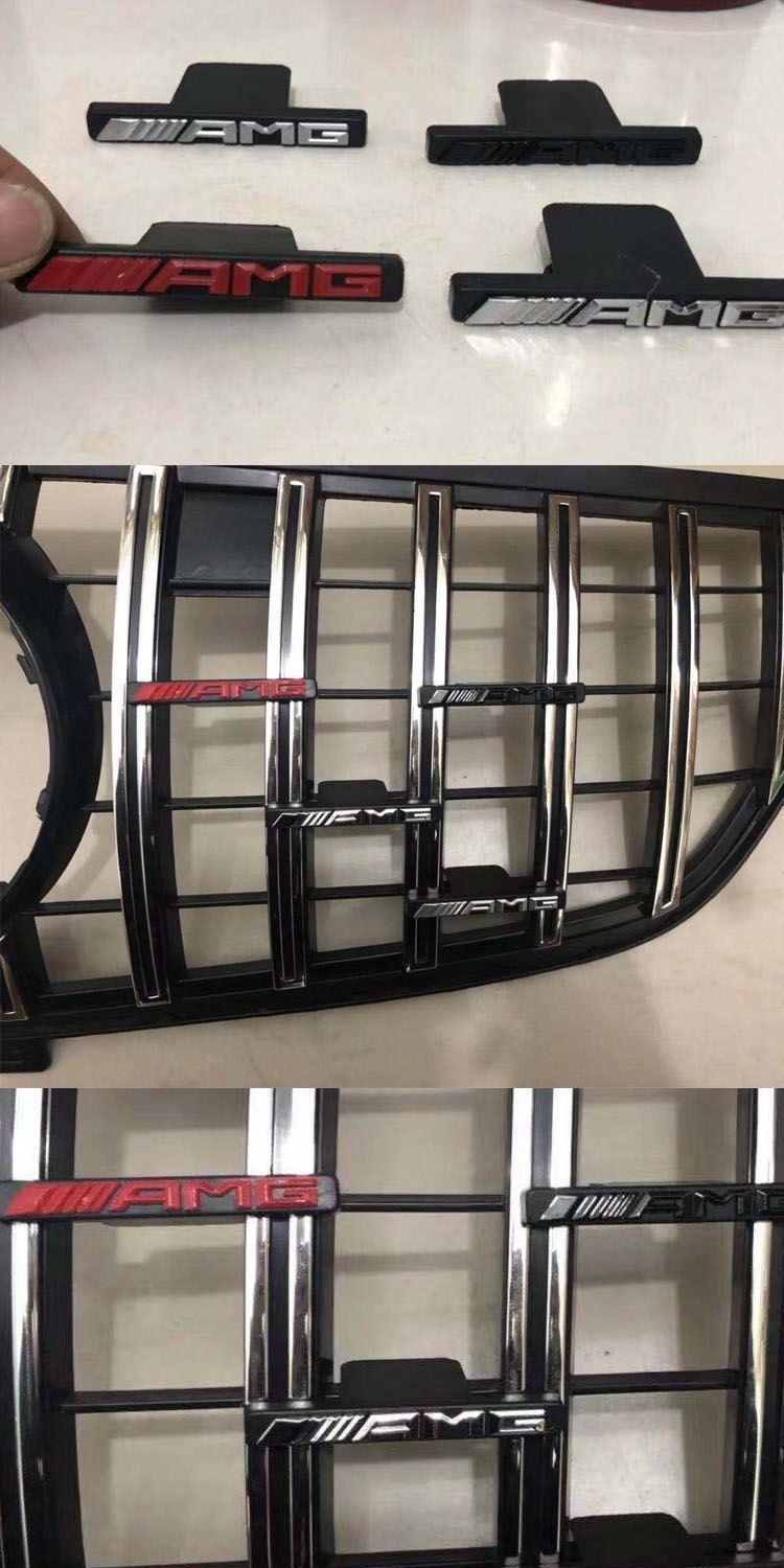 Suitable for Mercedes-Benz GLC, used for AMG grille modification; also applicable to GLC/180/200/260/300 C-Class and E-Class GT models