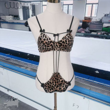调情趣内衣趣女禁欲系豹纹装小胸性感睡衣qqny睡裙情侣情趣味制服