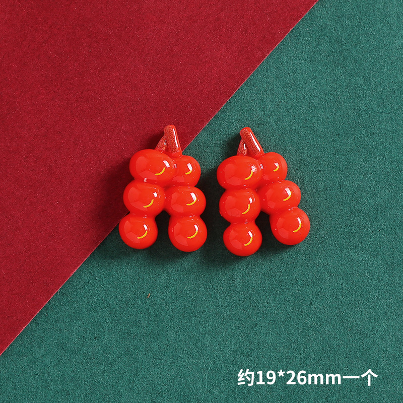 新年福娃元宝字牌樹脂部品diyクリームゴム携帯ケースヘアピン冷蔵庫貼り装飾材料