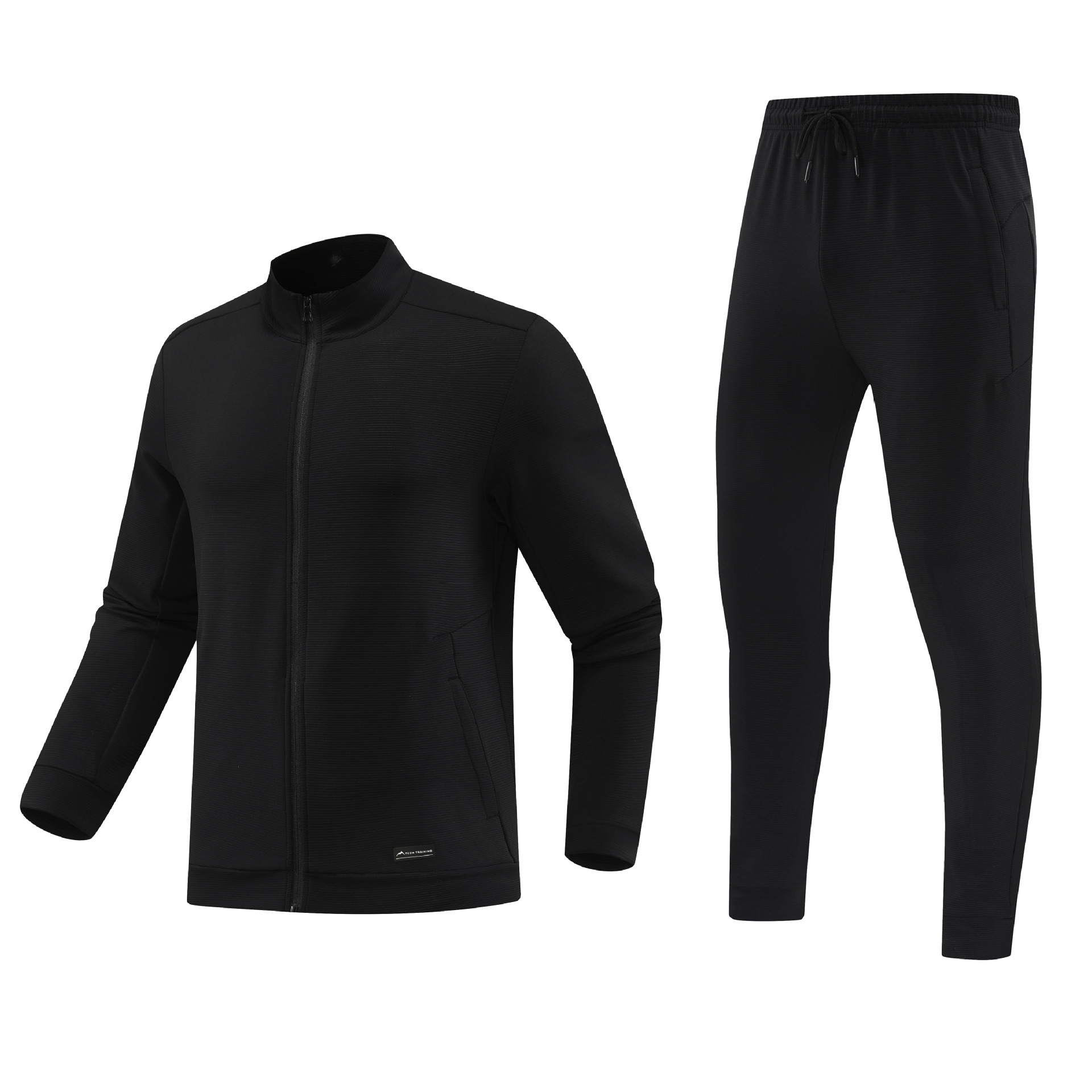 Dijia trajes deportivos para hombres de otoño nuevos productos chaqueta pantalones largos entrenamiento para correr ropa de hombre para montar al aire libre ropa deportiva casual