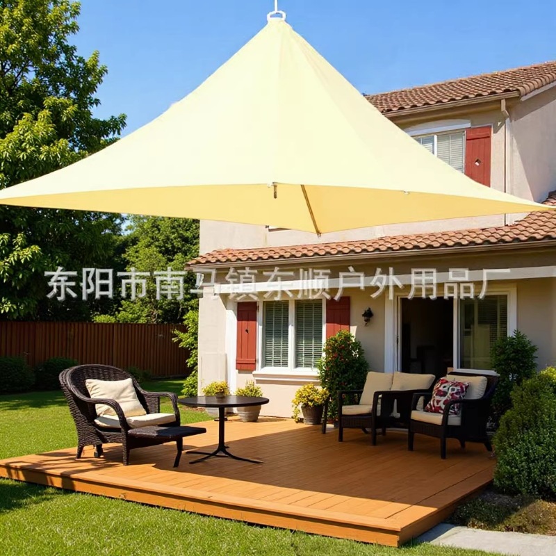 3*10 Outdoor Rectangular Polyester Oxford Cloth Sunshade Garden Canopy, Rainproof and Uv-Resistant