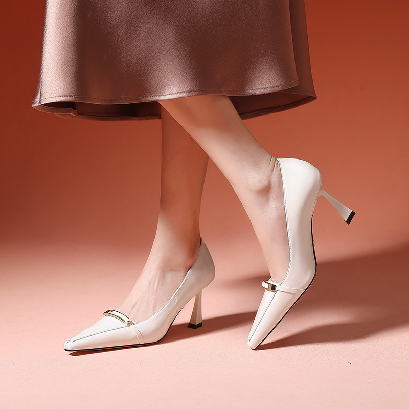 2025 New Versatile Stiletto Fashion Shallow Sexy Designer Women's High Heels Pointed Elegant Professional Women 2025 New Versatile Stiletto Fashion Shallow Sexy Designer Women's High Heels Pointed Elegant Professional Women