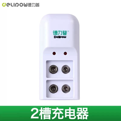 Hibrid akkumulyator batareyaları – Delipu 9v Ni-MH battery - 9v-ni-mh-two-slot-charger
