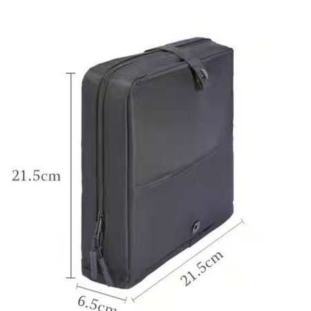 Bolsa de maquillaje de maquillaje de gran capacidad portátil multifuncional desmontable plegable portátil bolsa de maquillaje vertical plegable