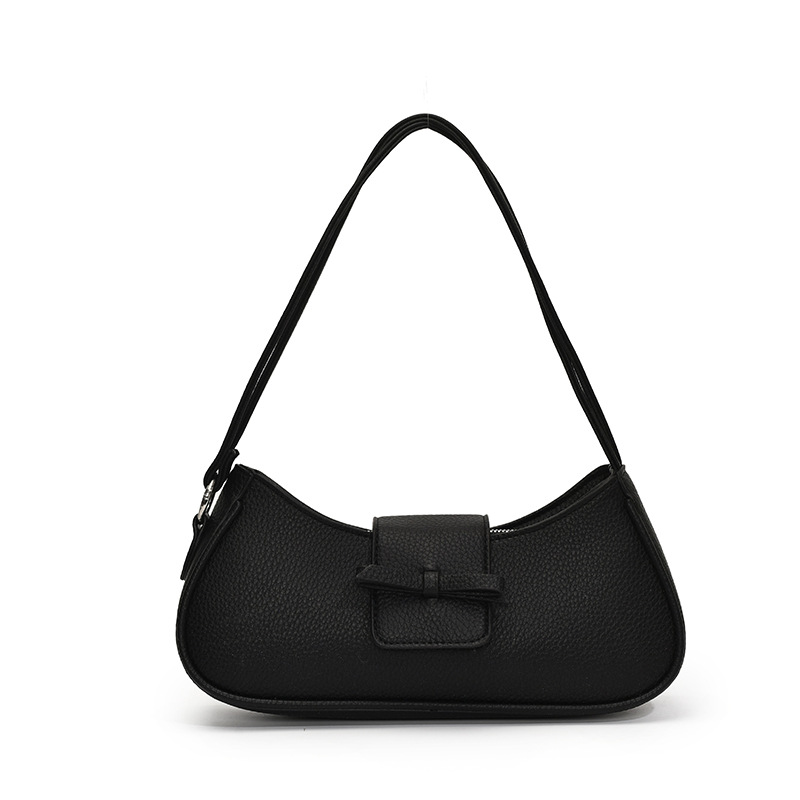 Versión coreana del bolso de axila de nicho 2025 primavera y verano nuevo bolso femenino lindo bolso de lazo bolso de hombro diario