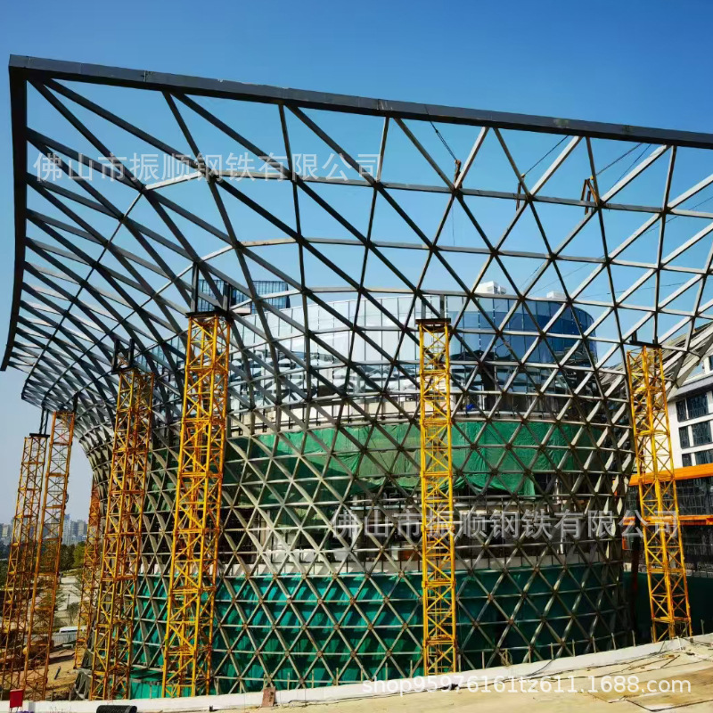 承接Q355钢结构加工多层仓库厂房建筑工程施工 轻钢搭建雨棚车棚