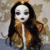 White face yellow black hair