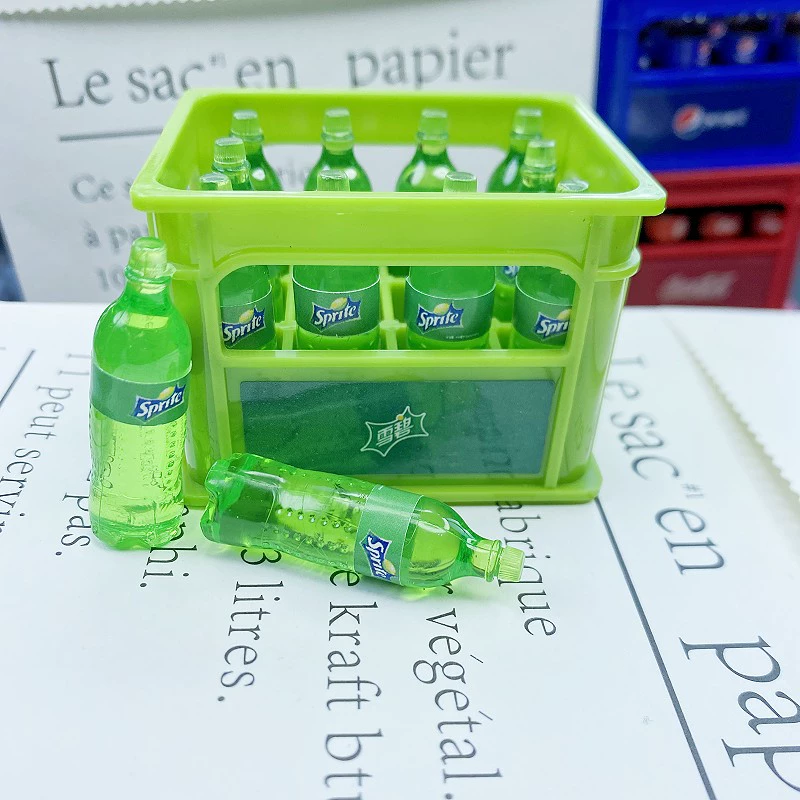 Small doll house, food play, Cola, Soda