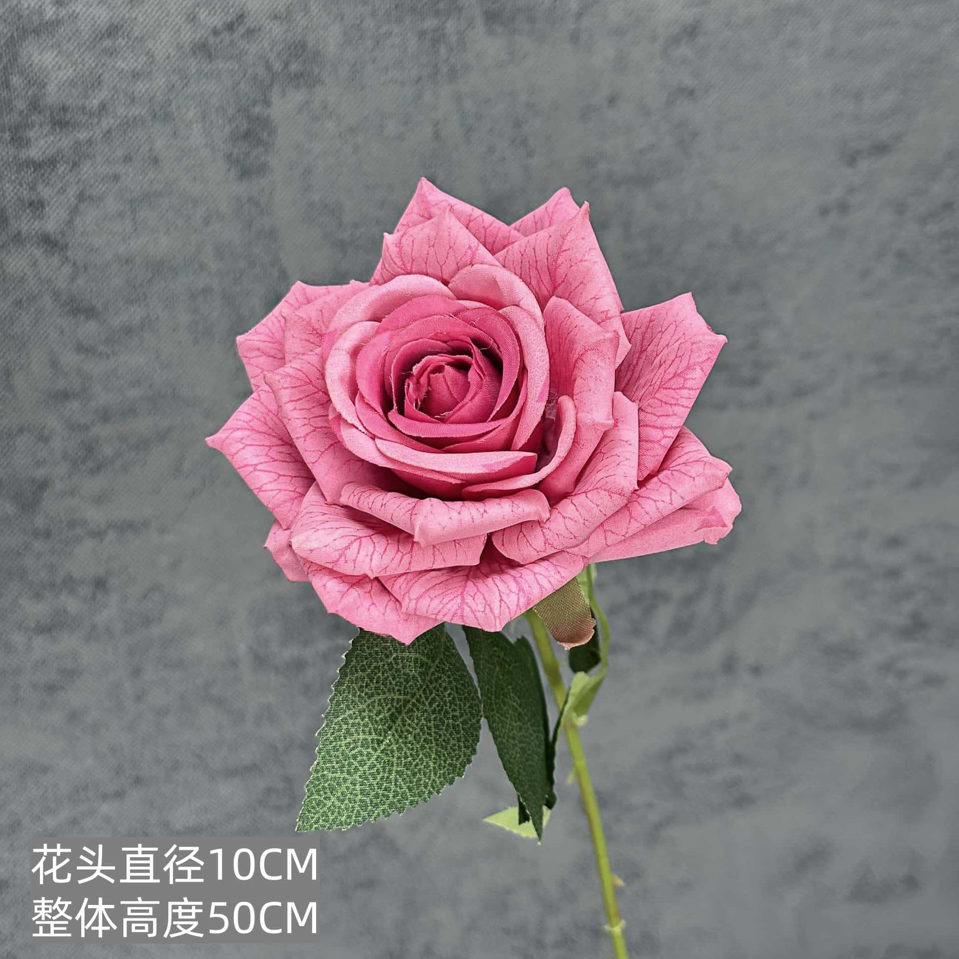 Flor de rosa simulada franela de una sola mano cascada de rosas flor simulada boda decoración del hogar decoración flor falsa al por mayor