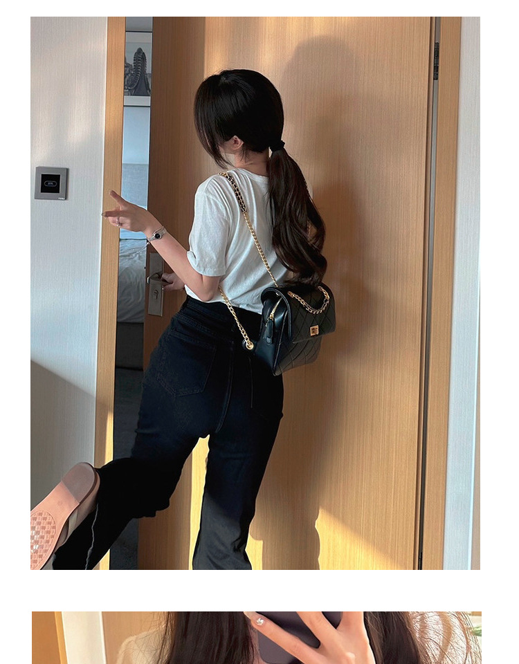 2024 New High-end Leather Small Aroma Caviar Diamond Chain Backpack, Elegant Commuter Style_voghion.com