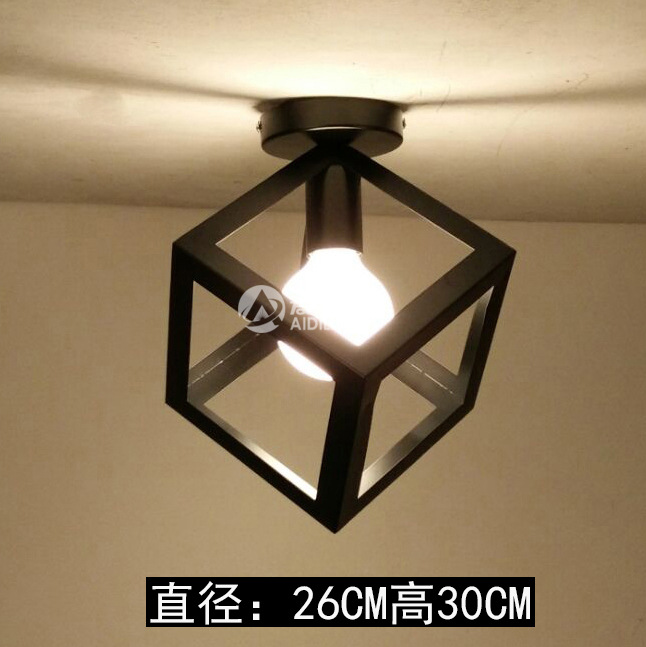 Creative retro ceiling light for living room for gazebo for corridor