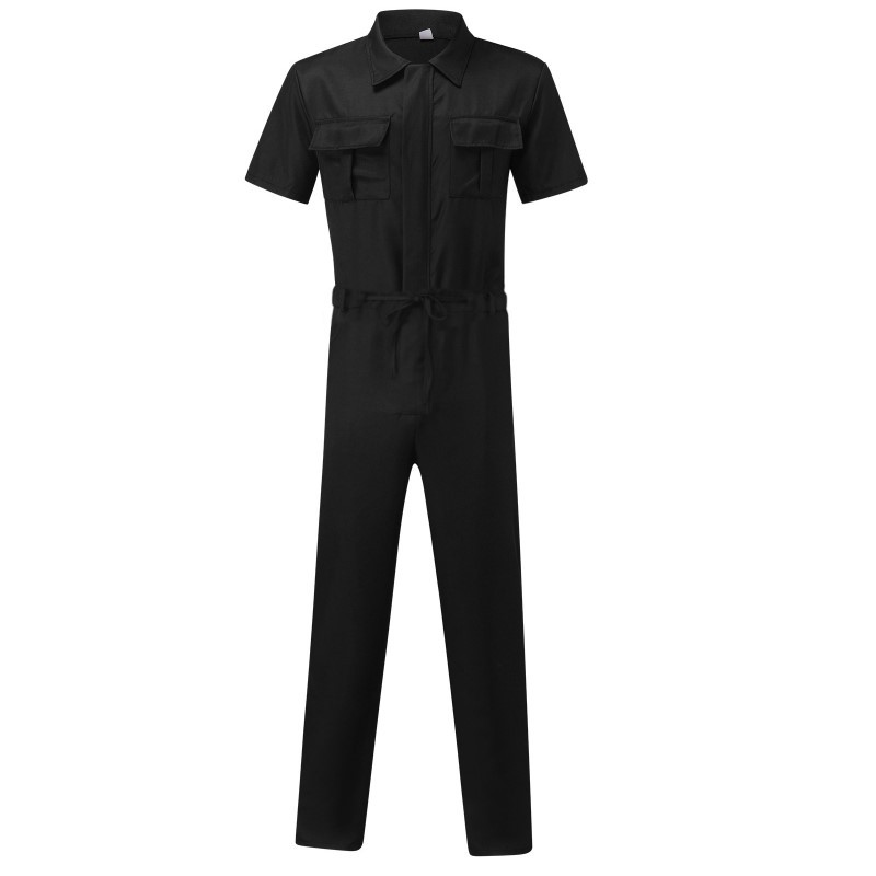 Herren-Cargo-Overall, lässiger Overall, Gürtel-Overall_voghion.com