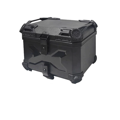 Embossed Abs Plastic Tail Box: Motorcycle trunk