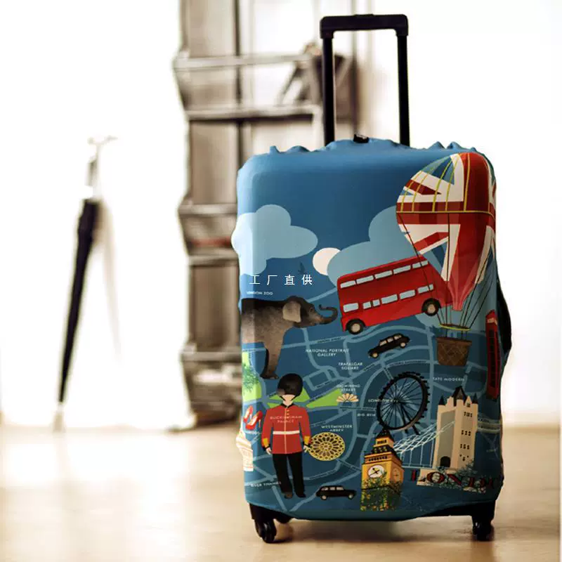 Немецкий чемодан LOQI пылезащитный чехол чехол для тележки 20-дюймовый 24-дюймовый 28-дюймовый 30-дюймовый водонепроницаемый эластичный чехол для ящика