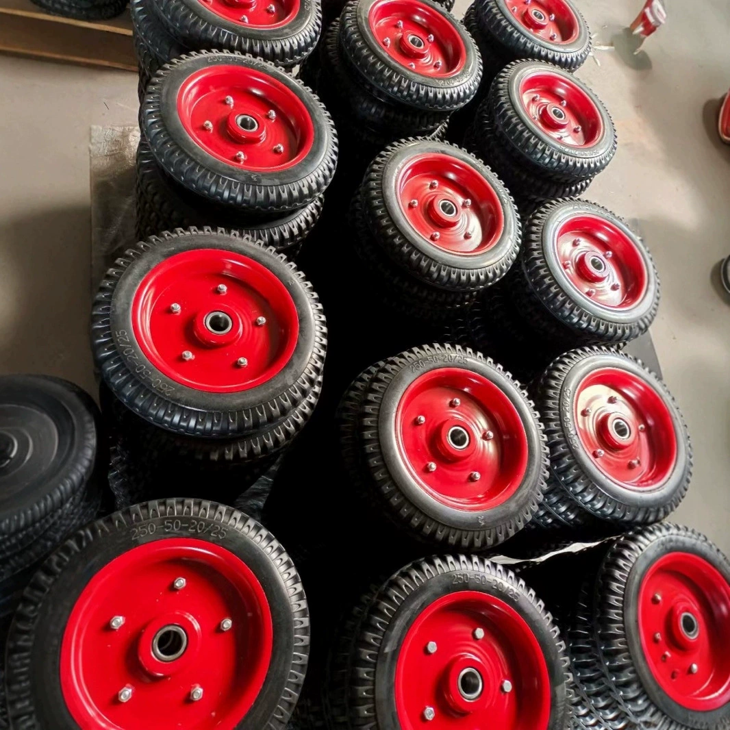 10x 2inch резиновое цельнолитое колесо 250/50 цельнолитое колесо