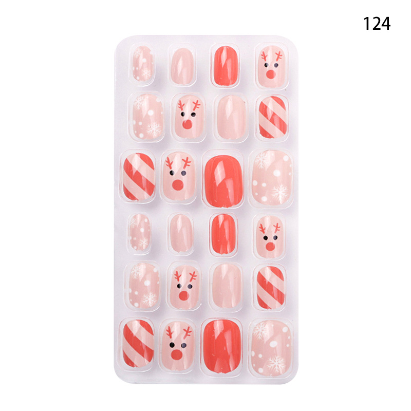 Parche de uñas para niños parche de uñas de dibujos animados de Santa Claus parche de unicornio regalo de juguete para niños