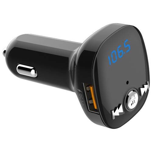 Cross-border wholesale QC3.0 fast charging car Bluetooth MP3 lossless music FM player dual USB Bluetooth car charger