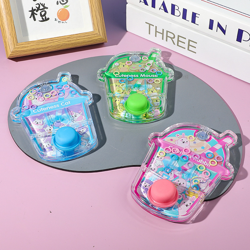 子供の益智ハンドヘルドリング水機80後レトロなおもちゃ子供の頃の思い出水中リングゲーム機卸売り|undefined