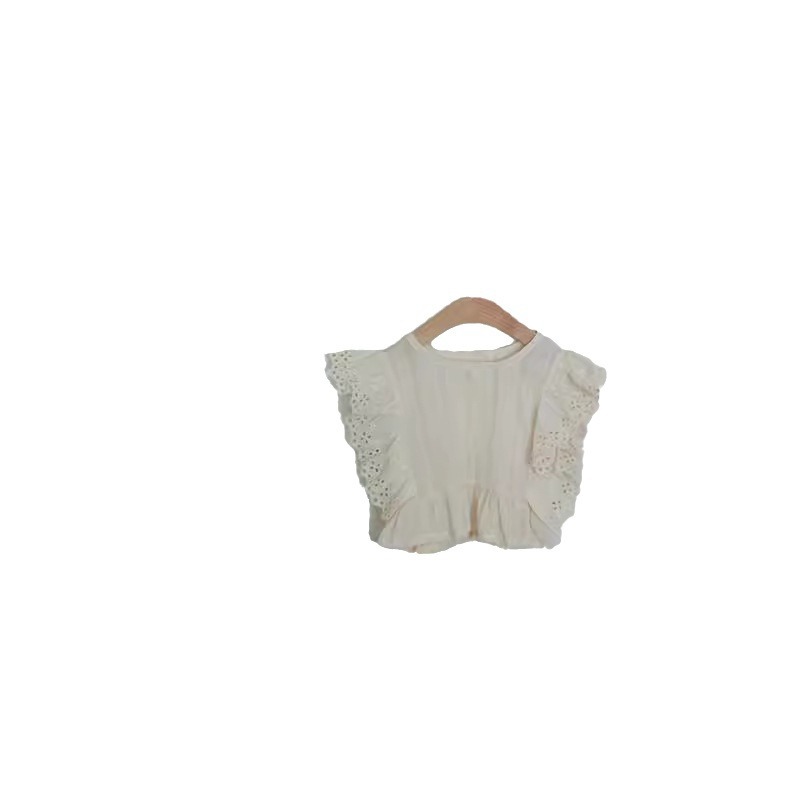 Baby outwear verano ropa de bebé 2025 verano ropa infantil coreana camisa de encaje bebé