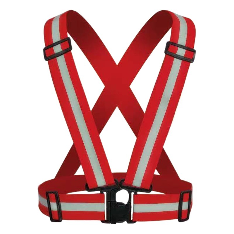 Productos al aire libre en stock correa elástica reflectante correa de seguridad para correr por la noche chaleco de seguridad ajustable