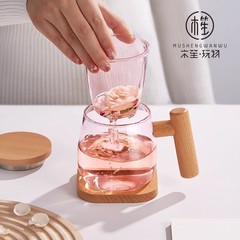 木笙玩物耐高溫咖啡杯奶茶杯辦公室高顏值情侶杯子可愛女生馬克杯