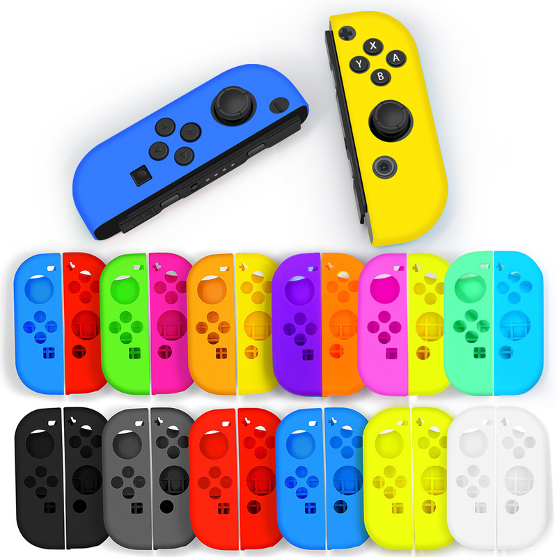 Suitable for Nintendo Switch Handle Silicone Cover Switch Joycon Handle Silicone Cover Protective Cover Oil Spray