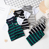 Summer fashionable set, children's polo, shorts, children's clothing, 2023, with short sleeve