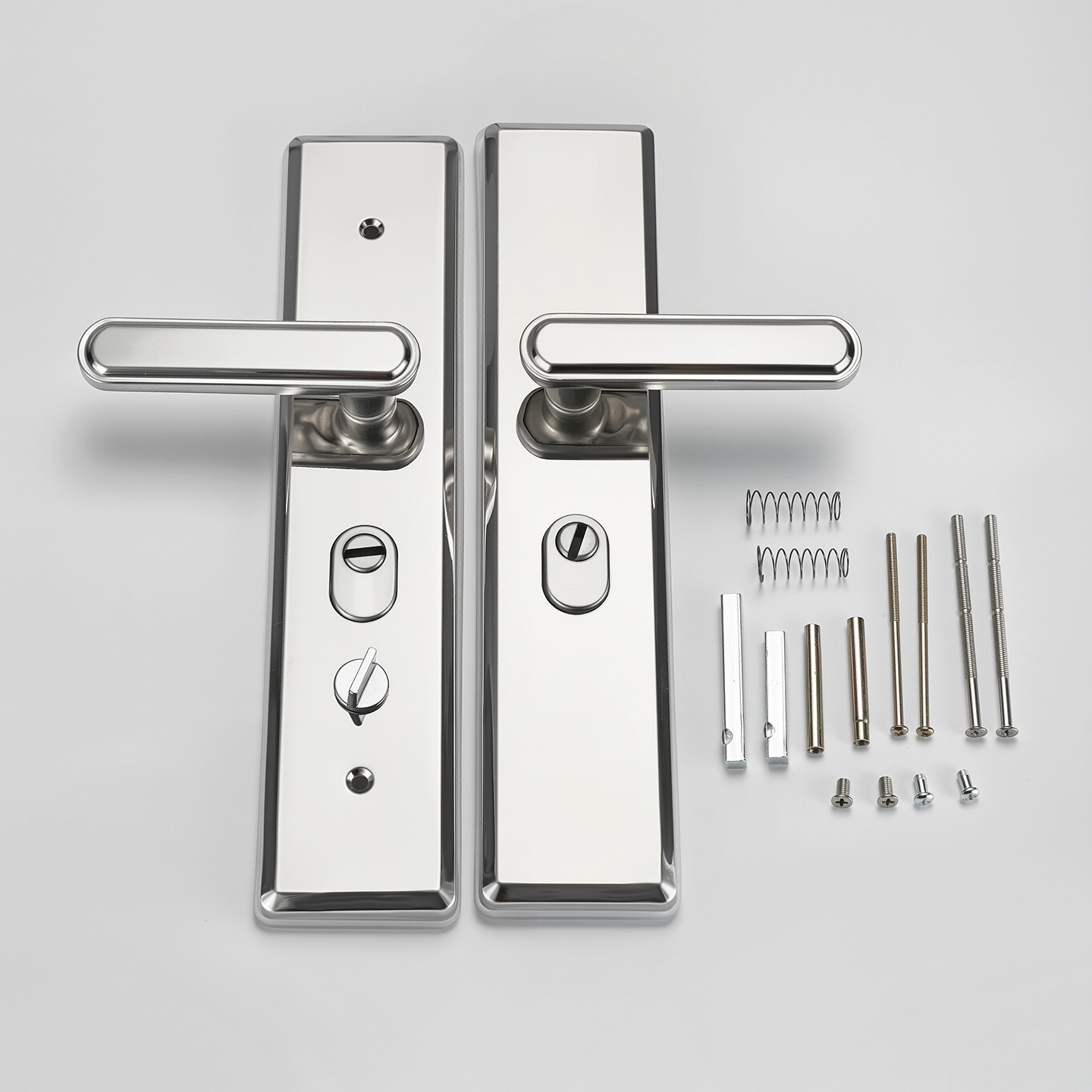 Cerradura de puerta antirrobo doméstica general perilla de puerta cerradura de puerta cerradura de puerta de hierro accesorios de panel de cerradura de puerta