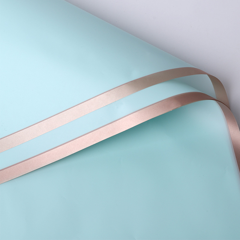 Papel de envolver regalo de alta calidad, papel mate de color sólido, papel liso coreano, ramo impermeable al por mayor, papel de envolver floral