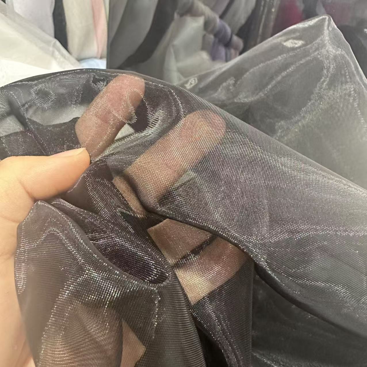 80目尼龙网布裙撑服装网纱布料箱包蚊帐帐篷渔网加密过滤网眼布