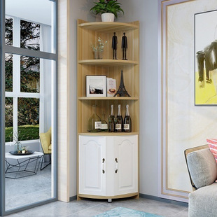 Corner Cabinet Multifunctional Corner Cabinet Wall Cabinet Corner Cabinet Storage Rack Floor-Standing Storage Storage Cabinet Triangle Cabinet Foreign Trade Factory