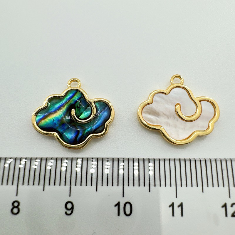6g Weight Pendant Jewelry Making Type Diameter 10mm Jewelry Making Size Shell Inlay Material DIY Jewelry Accessories Classification 1 Piece Quantity Copper Material Clouds, Sun Pattern Plating, Inlay Design Classic Style Style 1 Piece Diameter 10mm Copper Shell Clouds Sun Pendant 4
