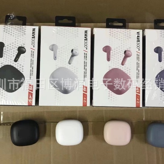 跨境新款WAVE300TWS真无线W300蓝牙耳机半入耳式运动通话音乐耳机|undefined