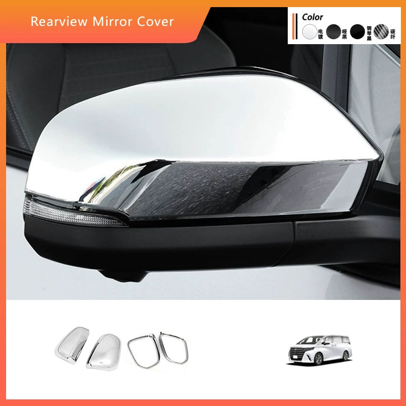 Подходит для Toyota 23 Elfa крышка зеркала заднего вида Alphard 40 серия зеркало заднего вида дождь рамка для бровей