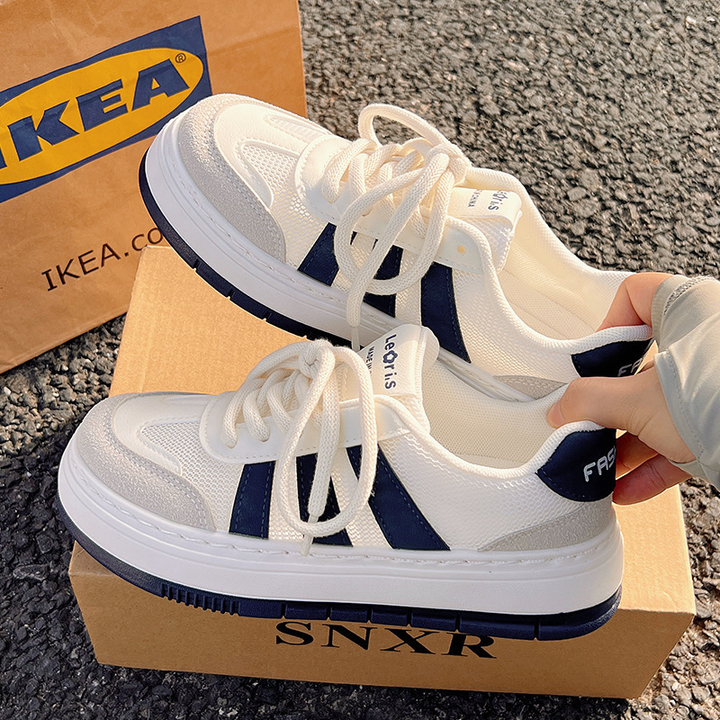 Zapatos de mujer de verano zapatos blancos nuevos zapatos de malla transpirables zapatos casuales zapatos deportivos