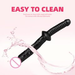 Double-headed sword extra thick and extra long simulated double-headed male reproductive organ, LGBTQ+ themed female sex toy fake penis