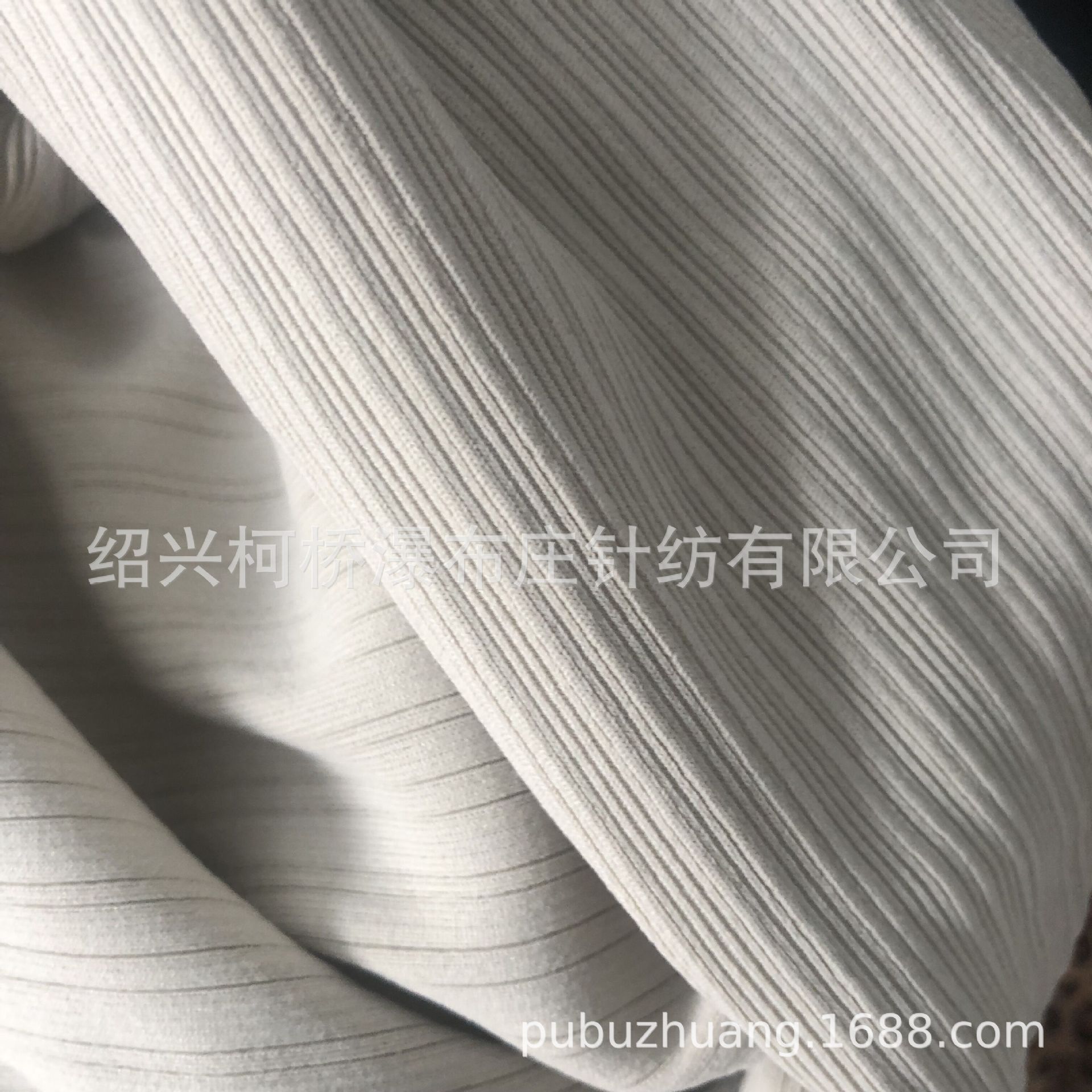 销售针织95%再生涤纶酷丝绵5%氨纶罗文布 睡衣家居服面料