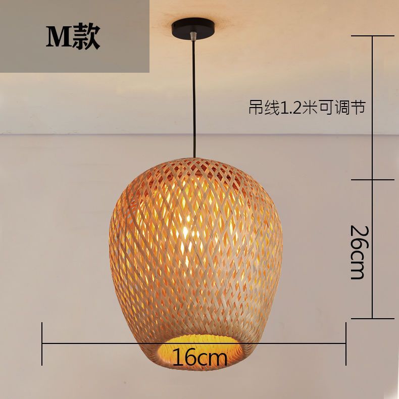 Linterna de personalidad creativa, pantalla japonesa de bambú, candelabro de arte de bambú, bambú, salón de té Zen, mesa de té, lámpara de bambú