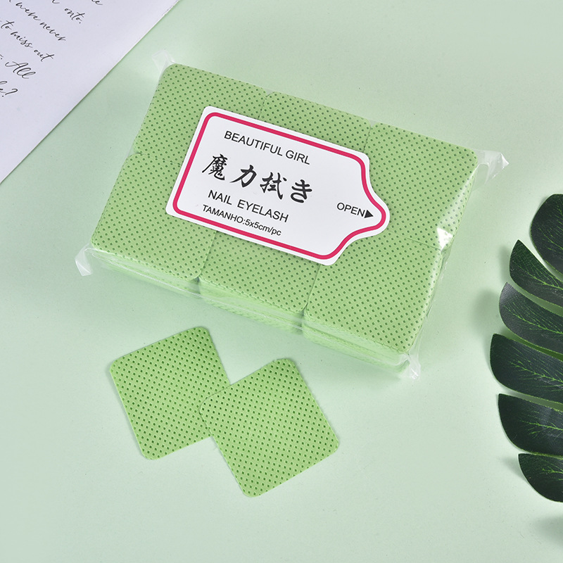 Lavado de uñas de algodón, removedor de uñas, pegamento para pestañas, algodón limpio, algodón para uñas, algodón para uñas, pegamento para la boca de la botella, algodón para uñas, algodón para uñas