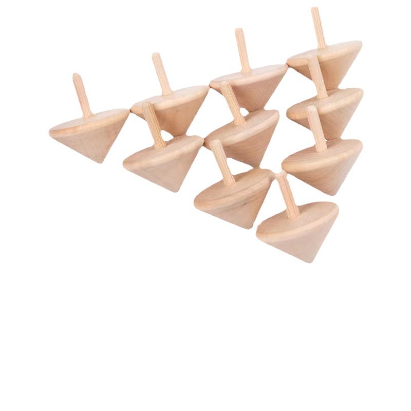 Weiwei Tiger Wood Play La peonza de madera puede ser un juguete educativo de entrenamiento de coordinación para niños de la peonza de madera tradicional de bricolaje