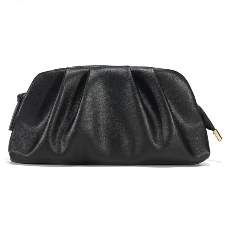 European and American New Style Women's Cloud Bag Evening Bag Fashionable Pleated Women's High-End Versatile Crossbody Bag