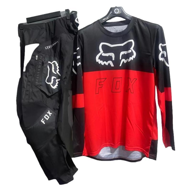 New Fox Off-Road Cycling Clothing, Motorcycle Clothing, Downhill Clothing, Windproof and Wear-Resistant, Suitable for All Seasons, Unisex Model 24