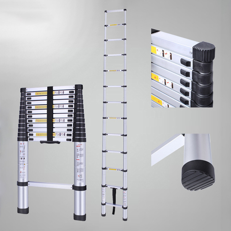 Лестница бытовая лестница телегастика Многофункциональная алюминиевая сплава бамбуковая стальная лестница Стальная стальная складная лестница оптом