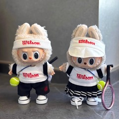 ラブブ テニス ベビー服 1 および 2 および 3 世代シット パーティー ラブブ スポーツ スーツ 帽子 バックパック スカート卸売