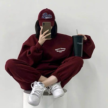 休闲运动套装女春秋冬2023新款时尚洋气减龄高级感卫衣跑步两件套